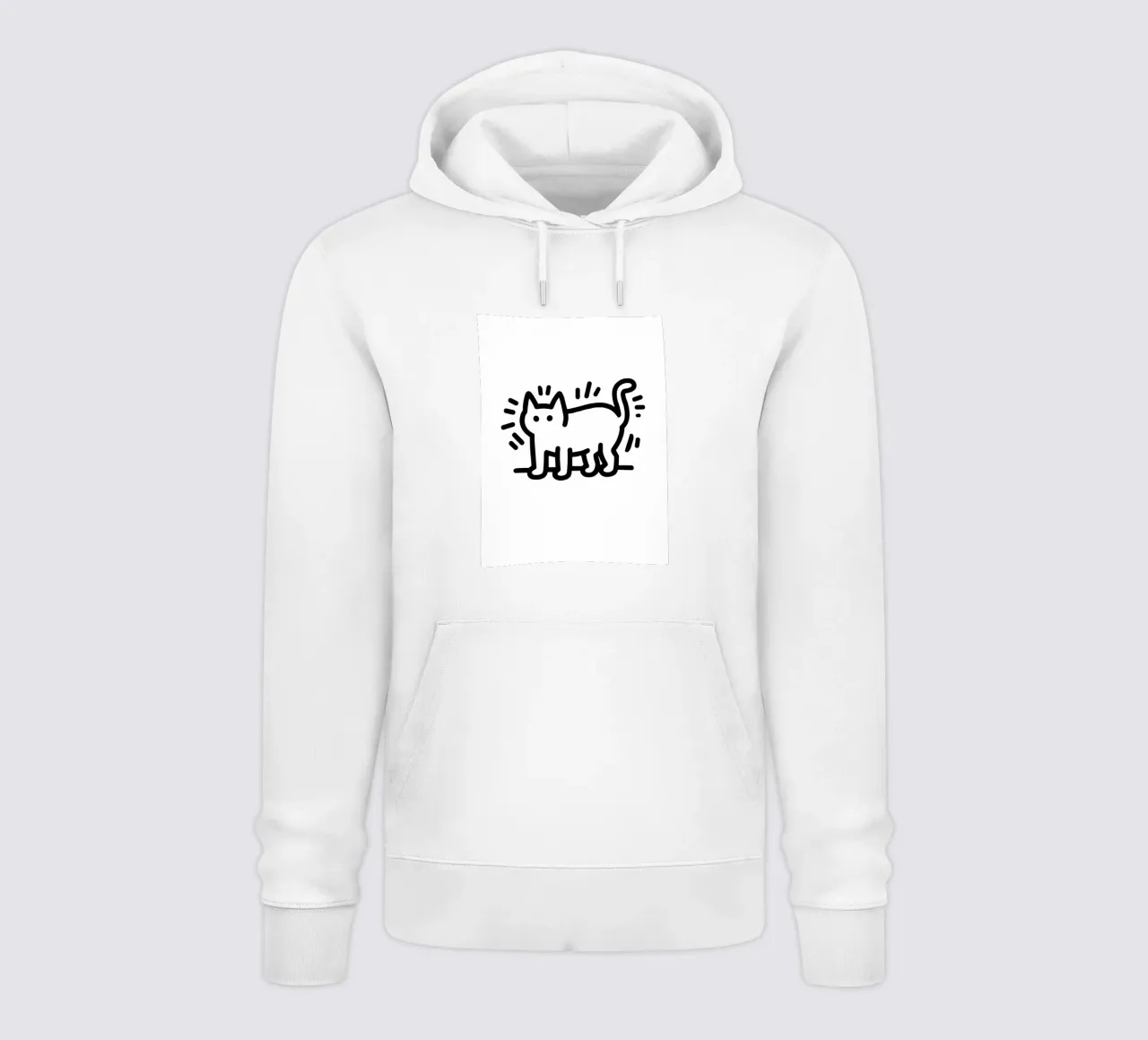 Cat in lines felpa con cappuccio da edsonramosart