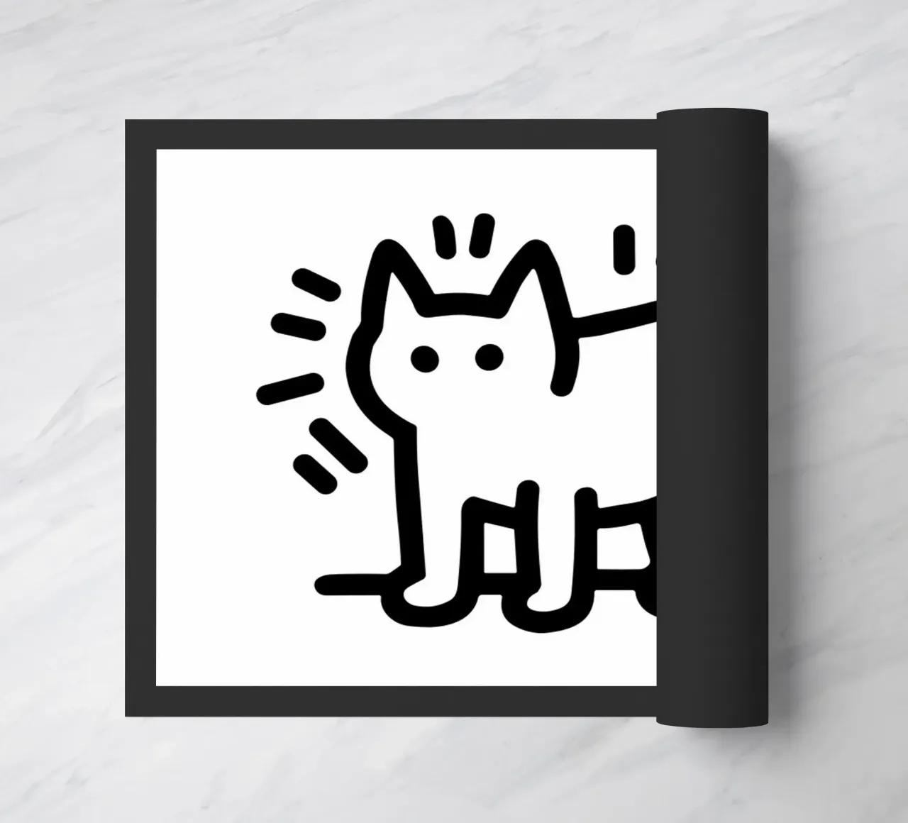 Cat in lines zerbino da edsonramosart
