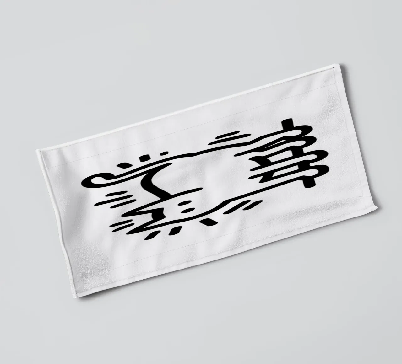 Cat in lines asciugamano da bagno da edsonramosart