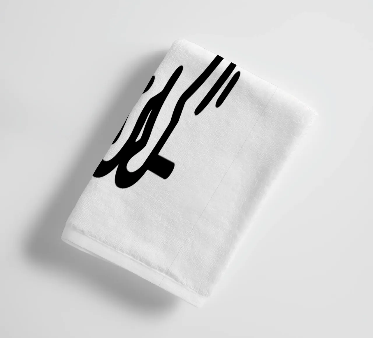 Cat in lines asciugamano da bagno da edsonramosart