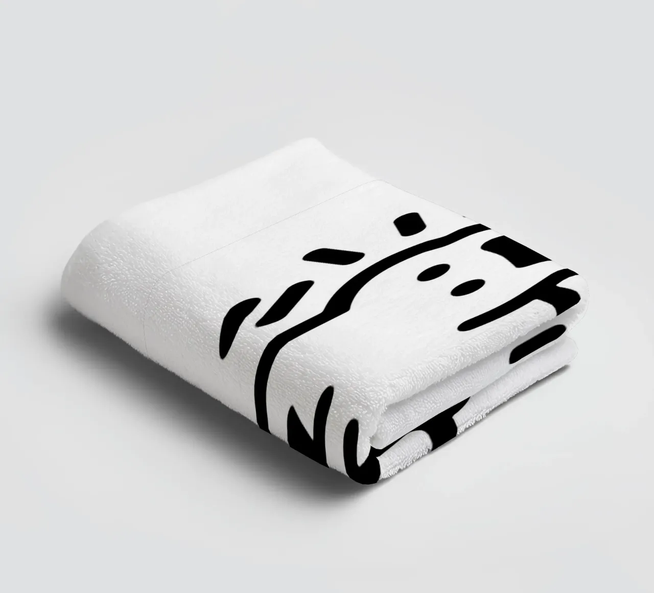 Cat in lines asciugamano da bagno da edsonramosart