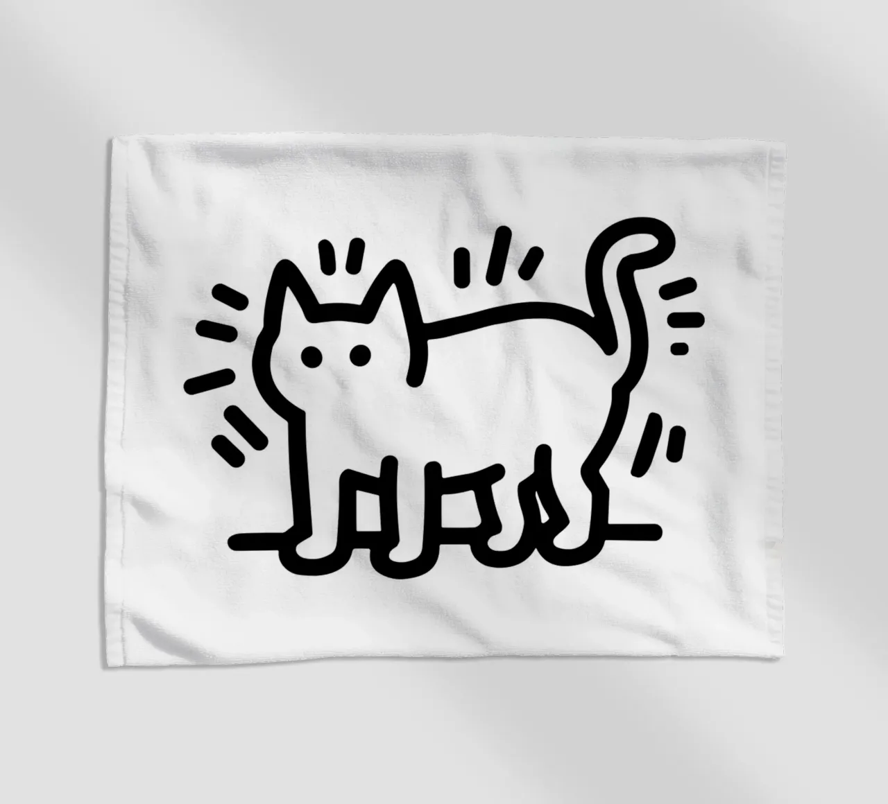 Cat in lines telo mare da edsonramosart
