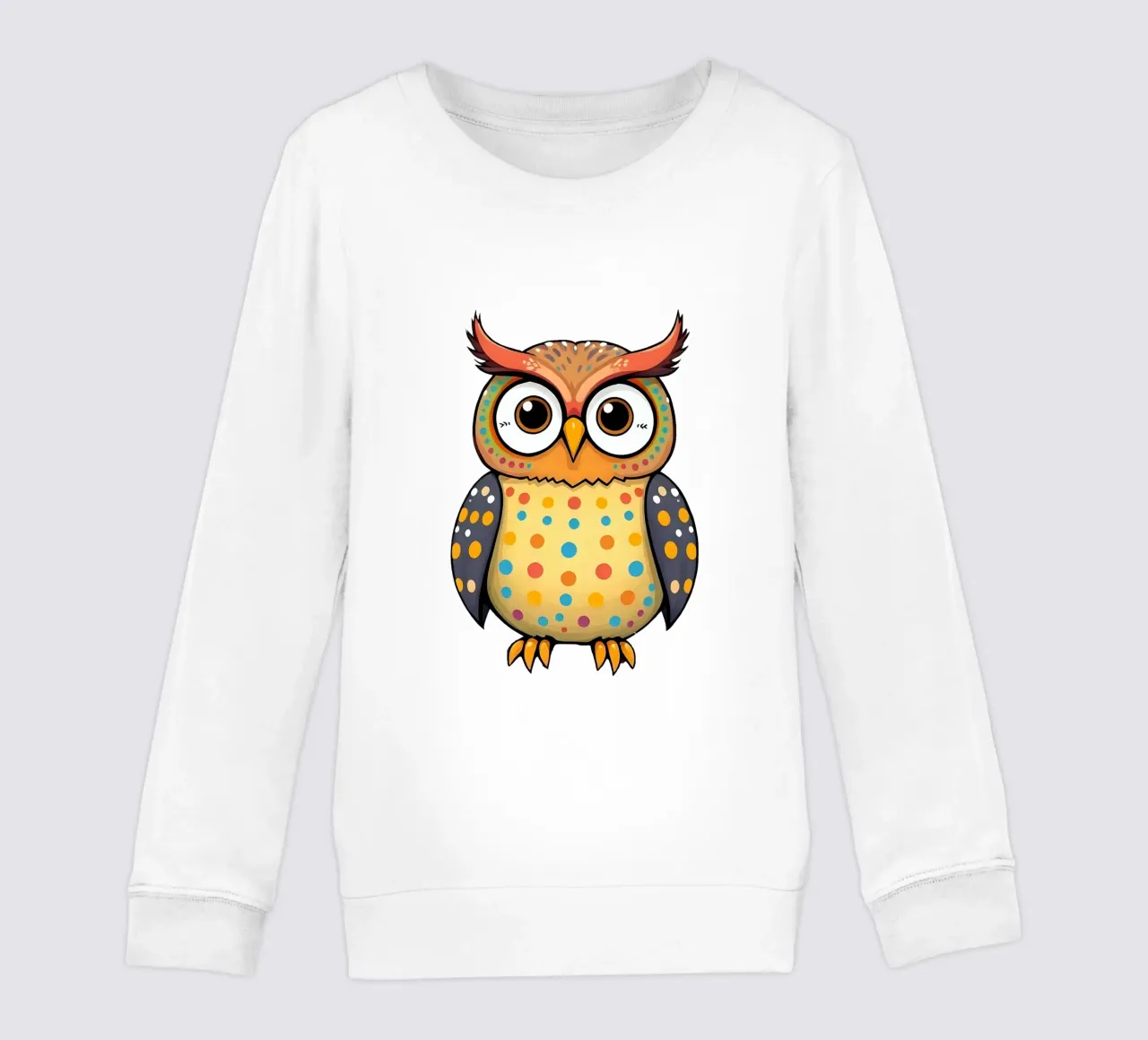 Gufo_1a felpa bambino da Tierisch bunt by LK