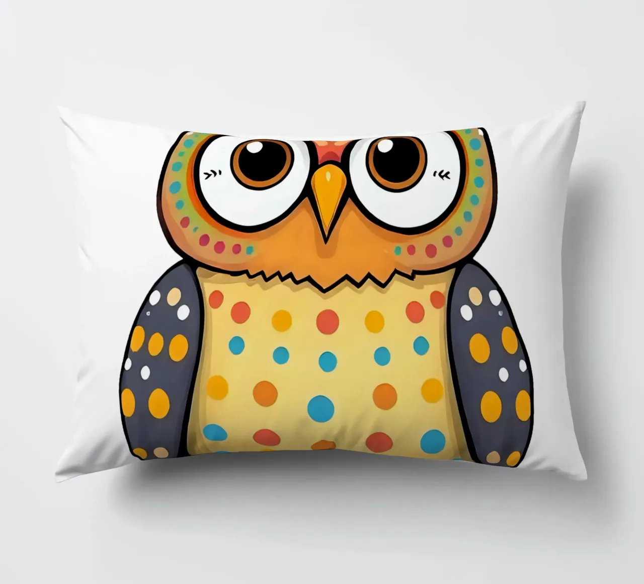 Gufo_1a cuscino da Tierisch bunt by LK