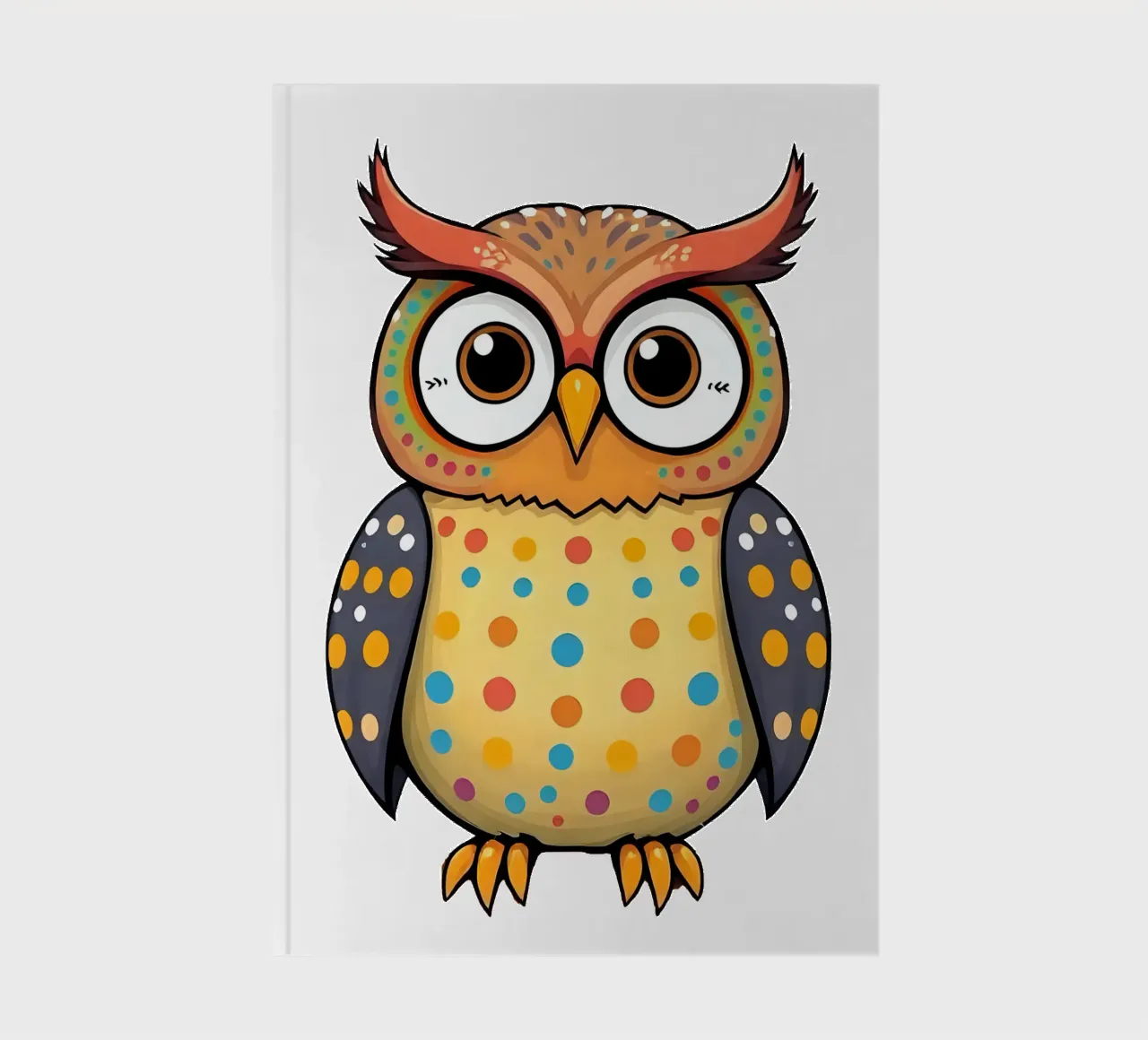 Owl_1a notebook by Tierisch bunt by LK