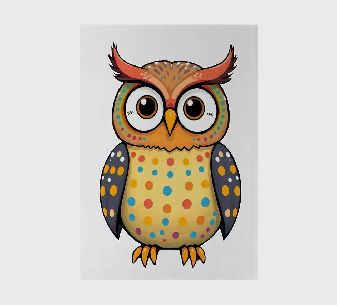 Owl_1a notebook by Tierisch bunt by LK