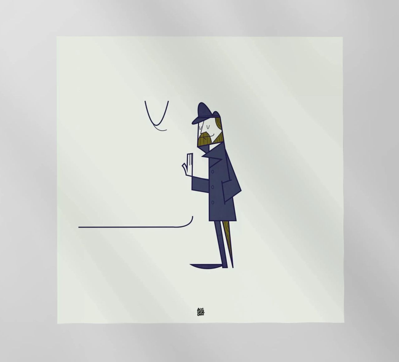 I'm lost in your immensity pellicola backlit da Ale Giorgini