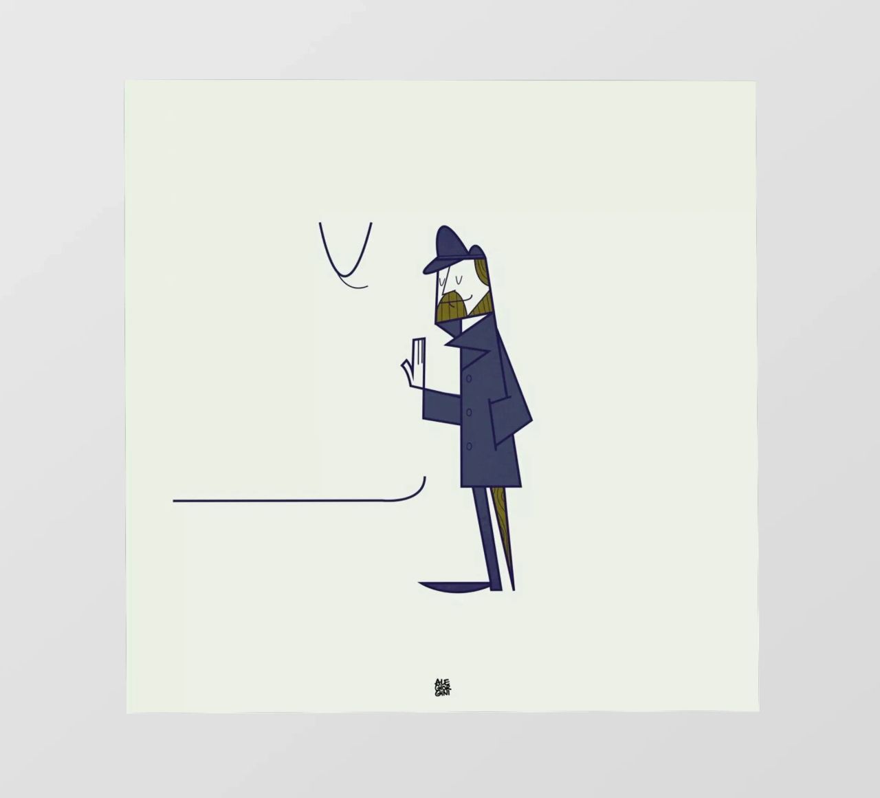 I'm lost in your immensity pellicola backlit da Ale Giorgini
