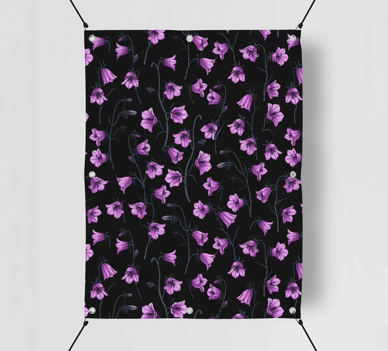 Campanule di mezzanotte, campanule, campanelle telo in pvc da Painted Nature