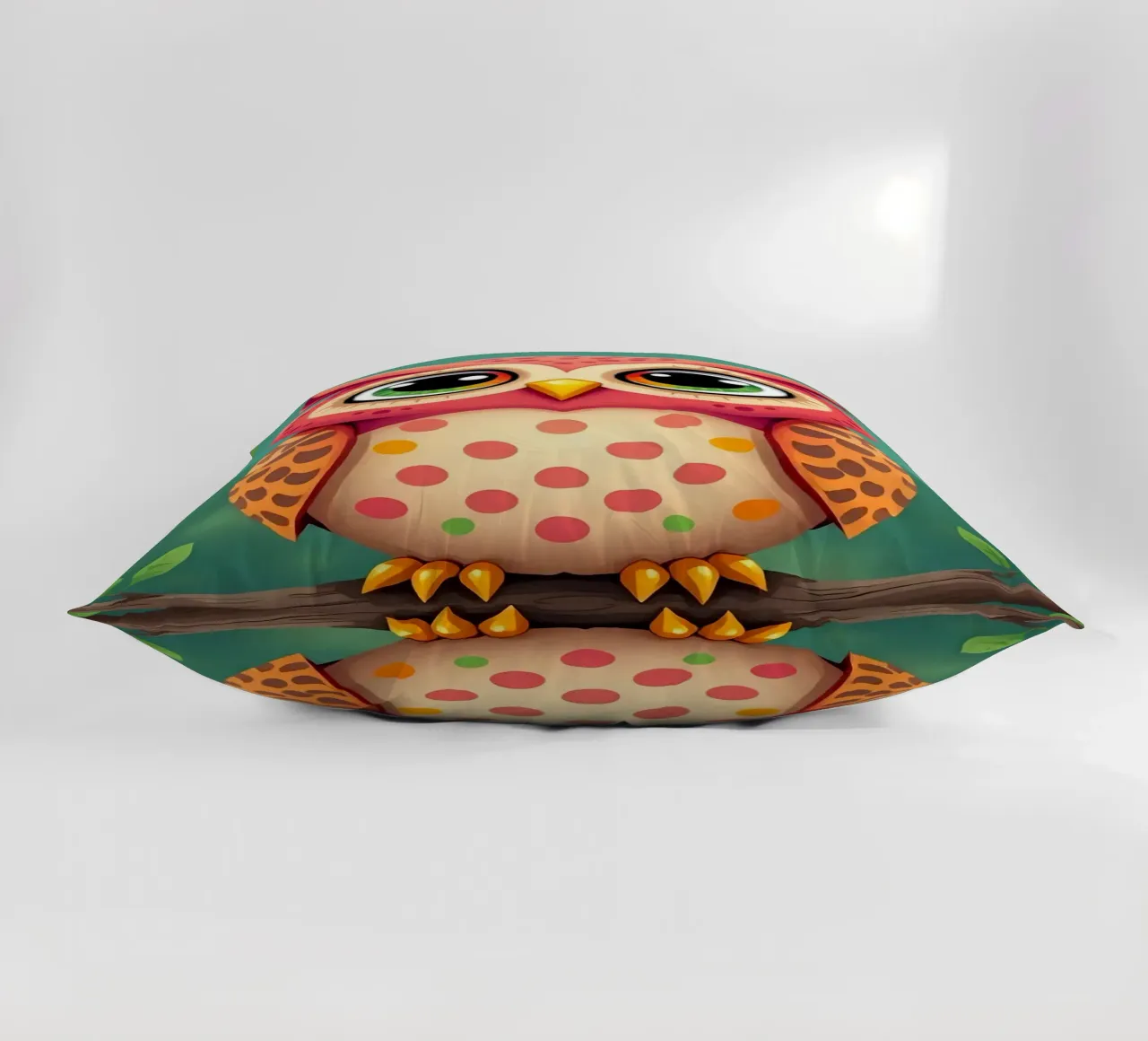 Gufo_2 cuscino da Tierisch bunt by LK