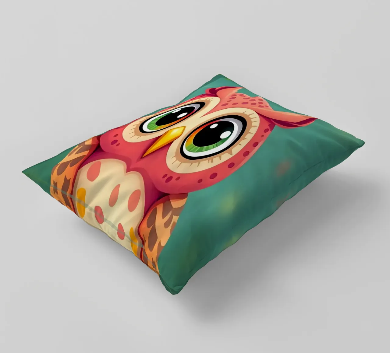 Gufo_2 cuscino da Tierisch bunt by LK