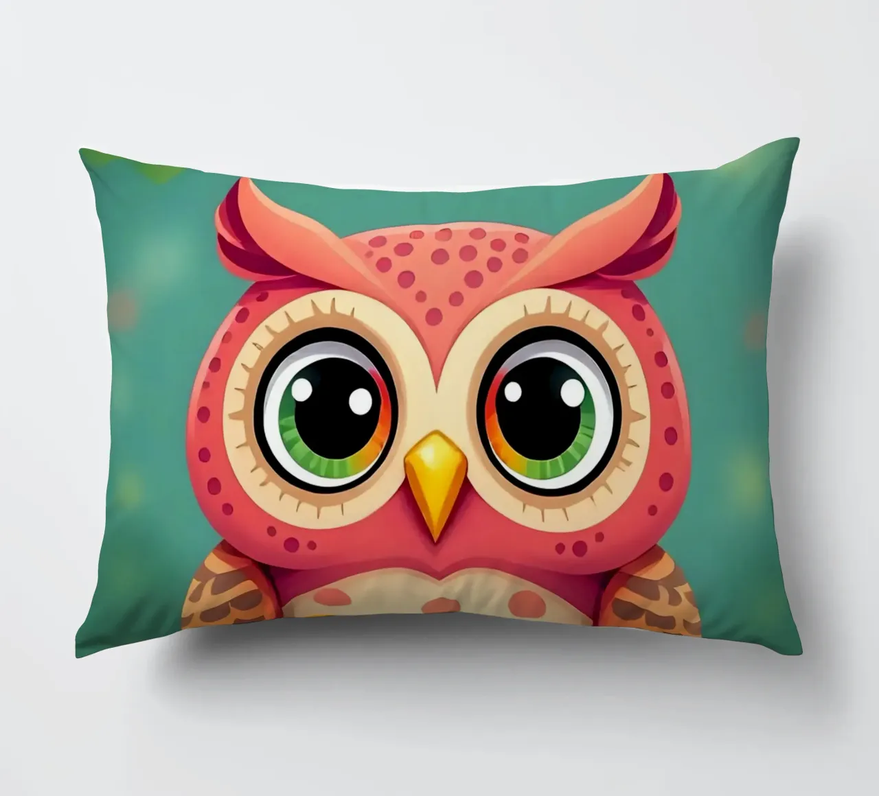 Gufo_2 cuscino da Tierisch bunt by LK
