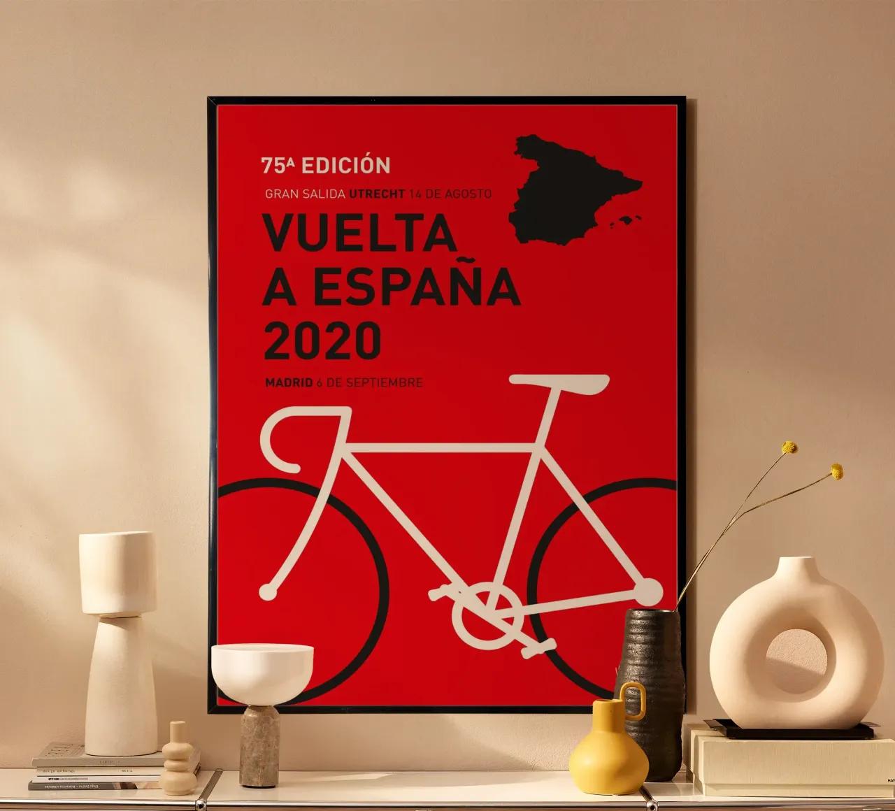 VUELTA A ESPANA POSTER 2020 poster da Cycling Art