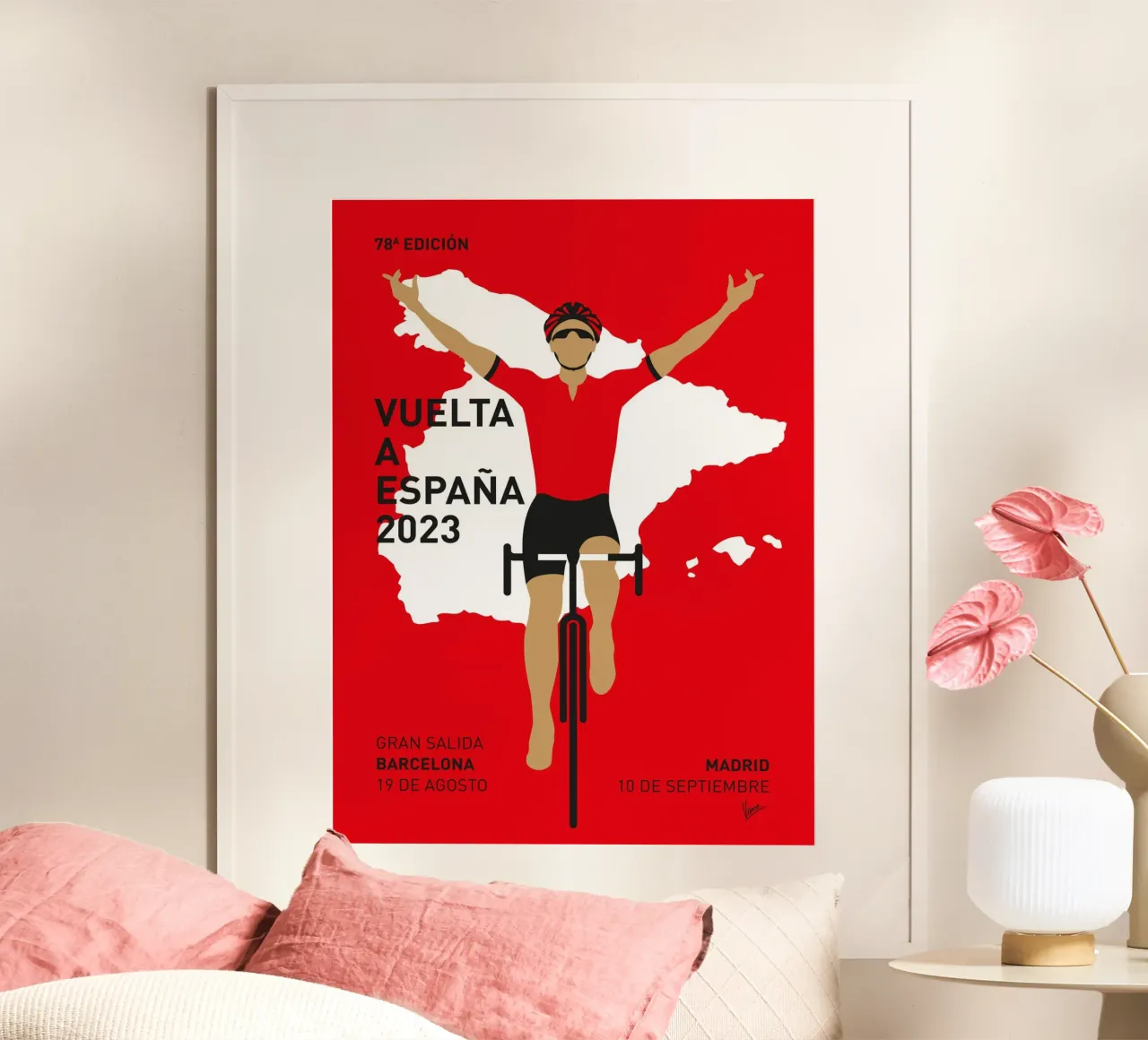 VUELTA A ESPANA POSTER 2023 poster da Cycling Art