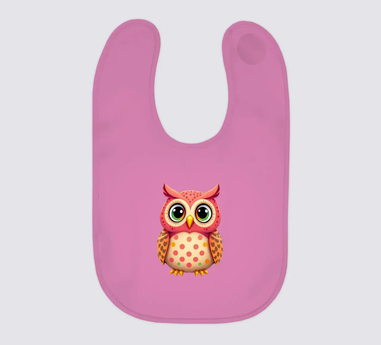 Eule_2a Babylätzchen von Tierisch bunt by LK