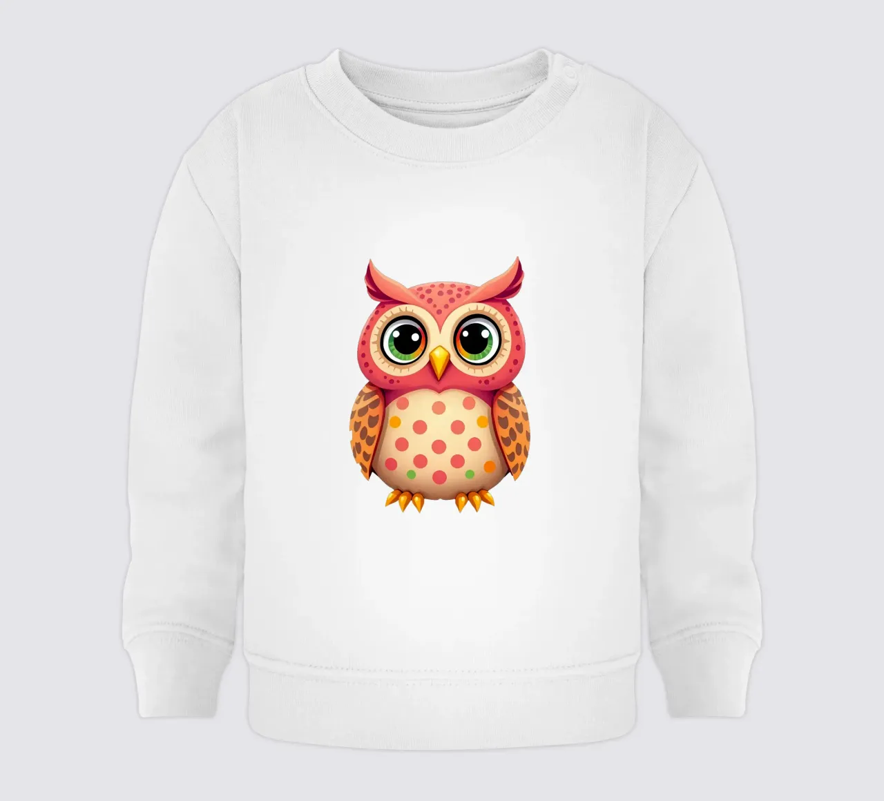 Gufo_2a felpa neonato da Tierisch bunt by LK