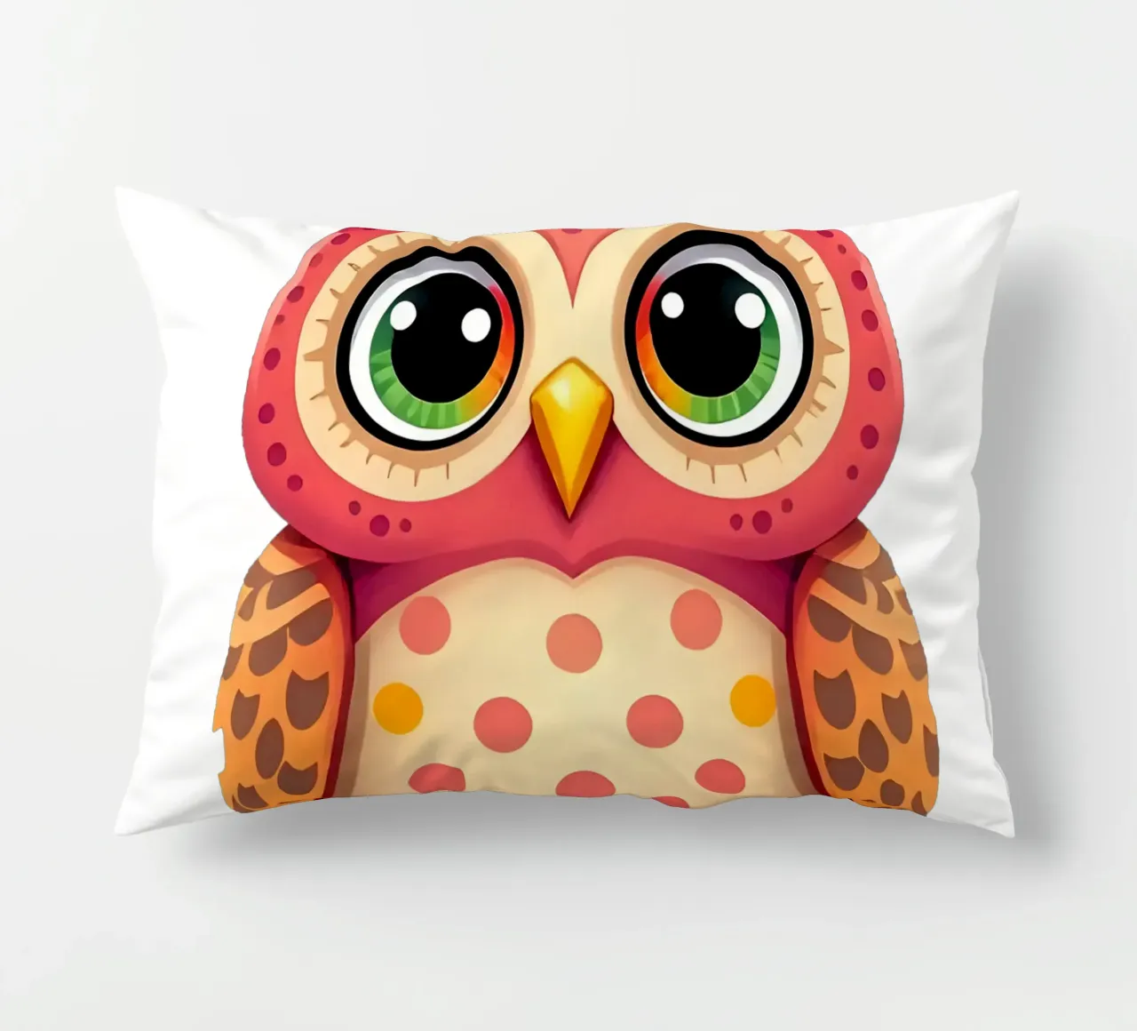 Gufo_2a cuscino da Tierisch bunt by LK