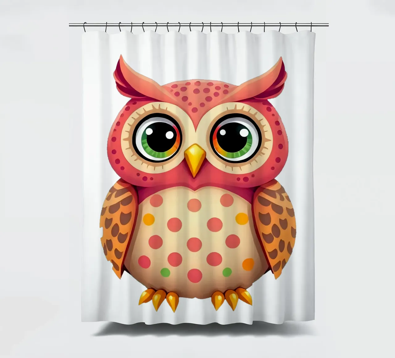 Gufo_2a tenda da doccia da Tierisch bunt by LK