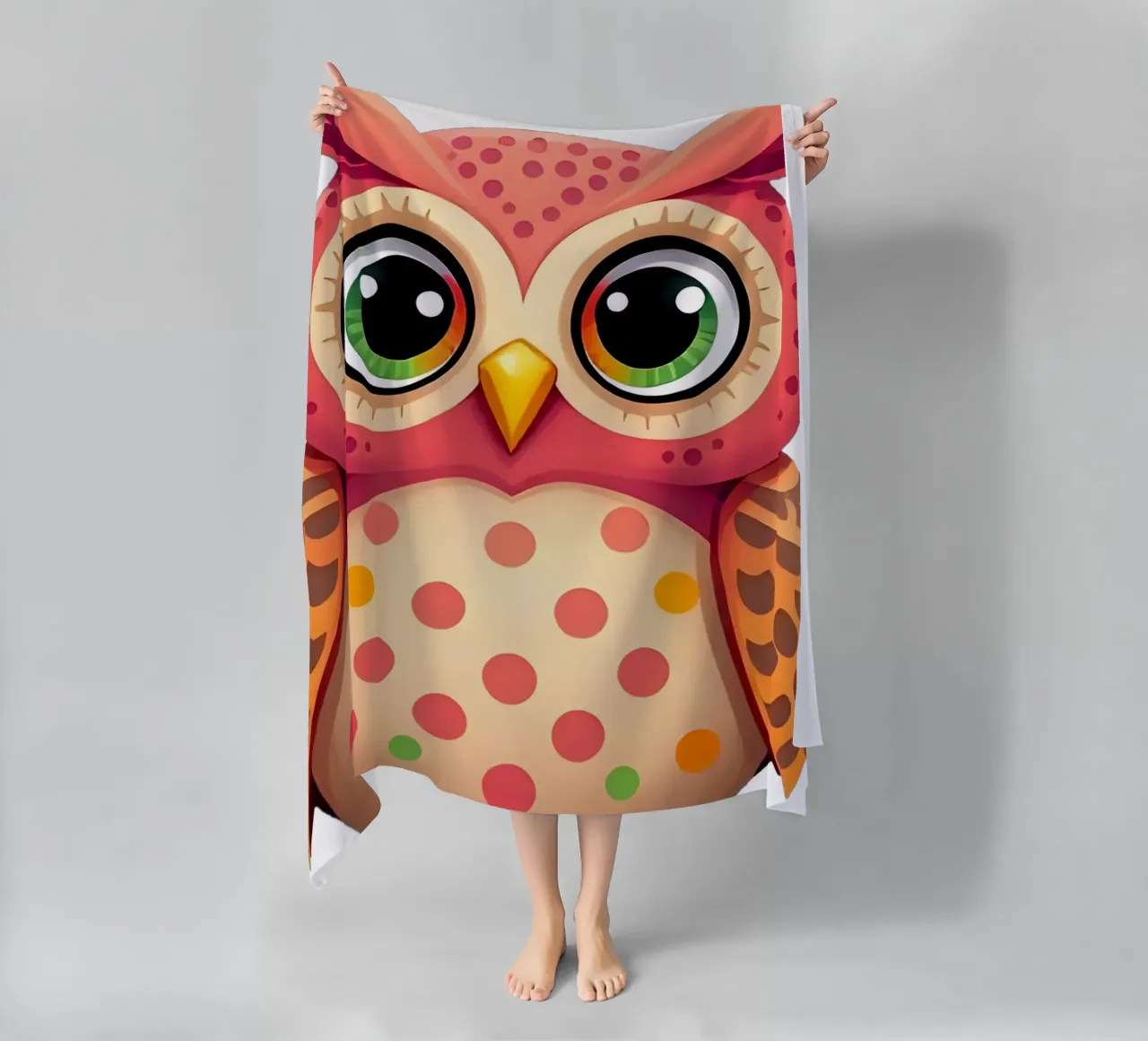 Gufo_2a product.type.towel-beach common.byCreator Tierisch bunt by LK