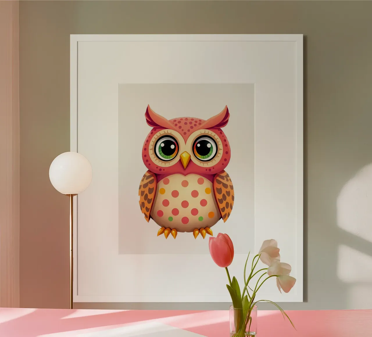 Owl_2a poster da Tierisch bunt by LK