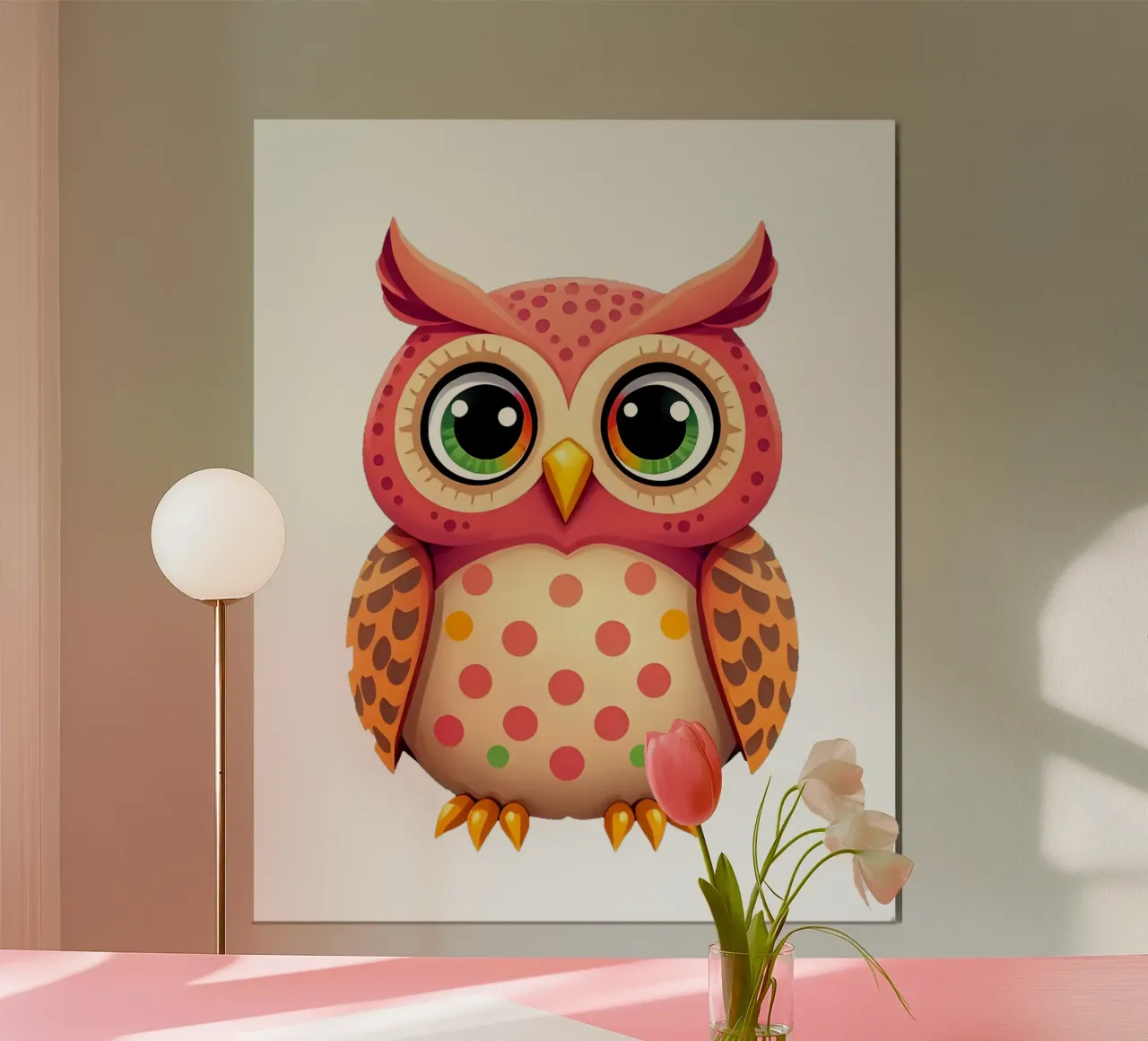 Owl_2a poster da Tierisch bunt by LK