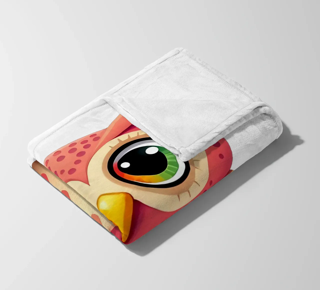 Eule_2a Fleecedecke von Tierisch bunt by LK