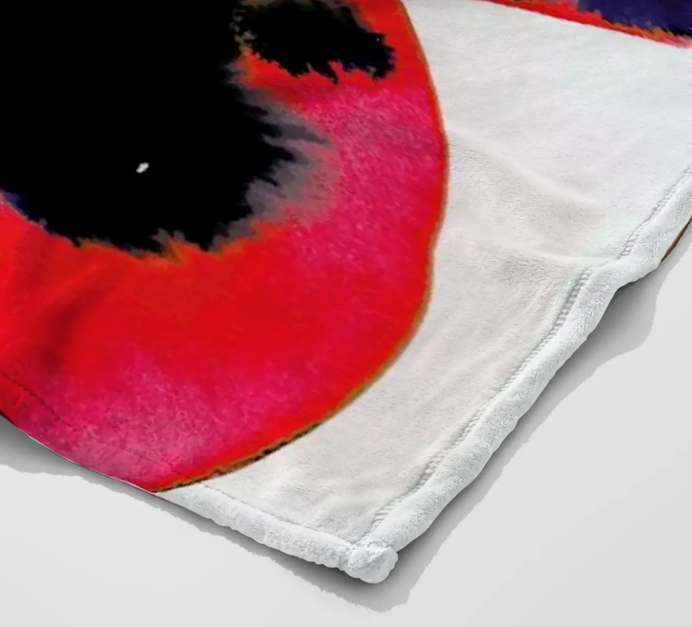 Flowers 005 Fleecedecke von Niina Pechkovskaya