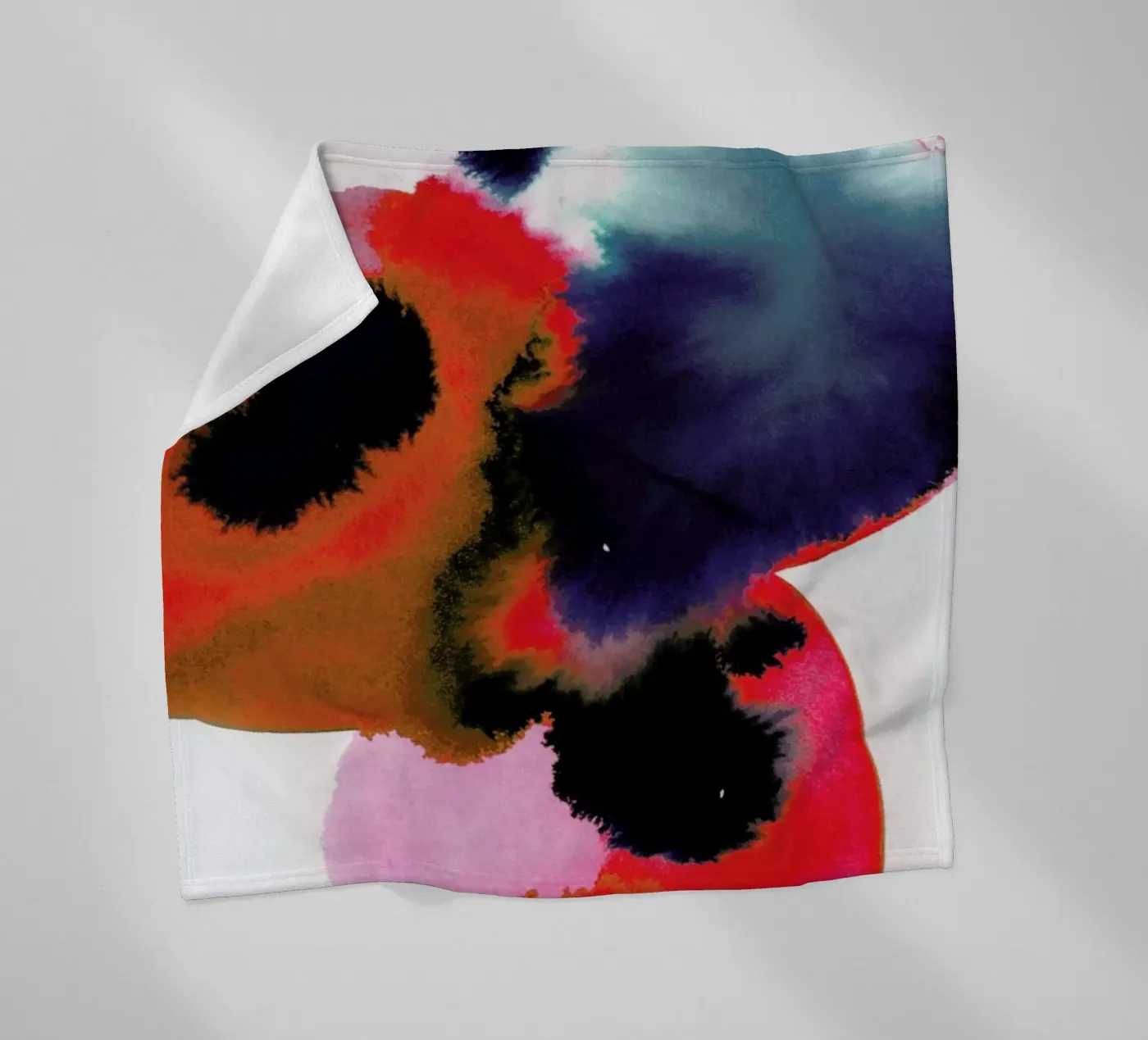 Flowers 005 Fleecedecke von Niina Pechkovskaya