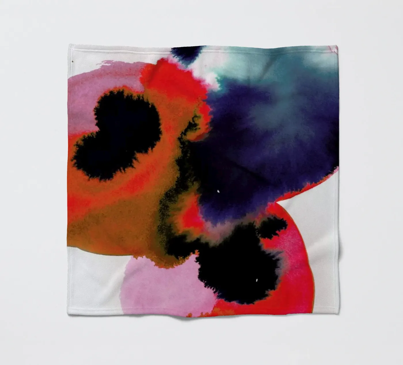 Flowers 005 Fleecedecke von Niina Pechkovskaya