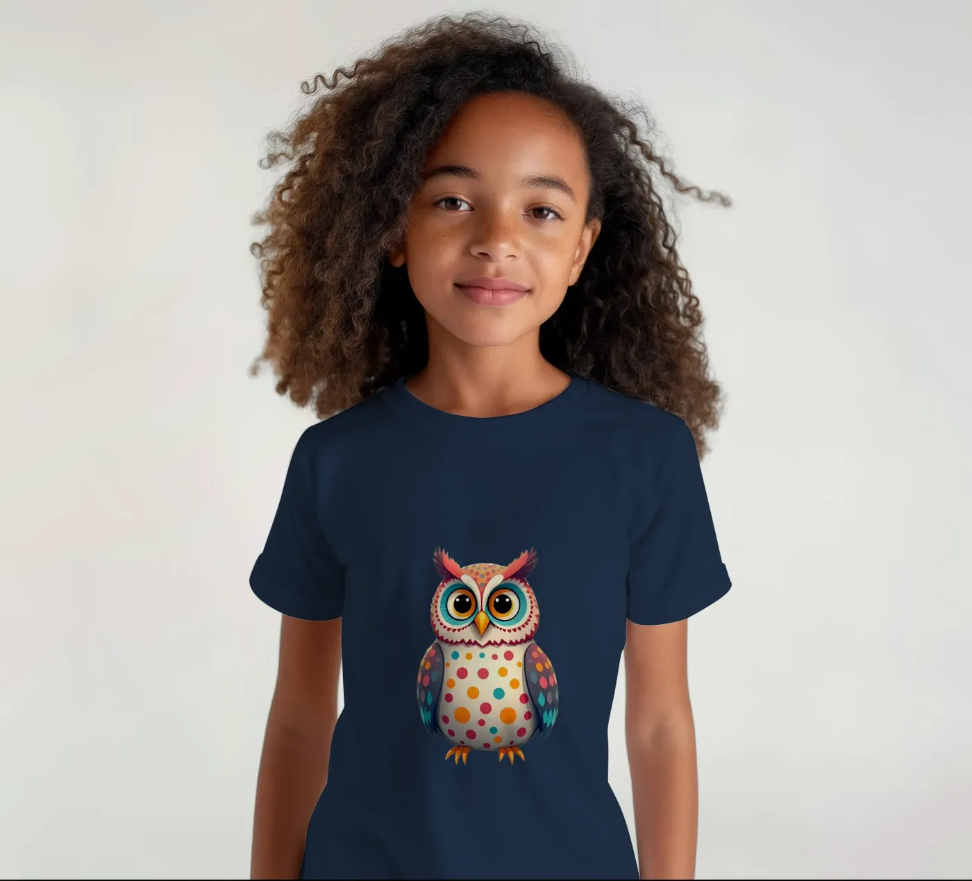 Eule_3a Kinder T-Shirt von Tierisch bunt by LK