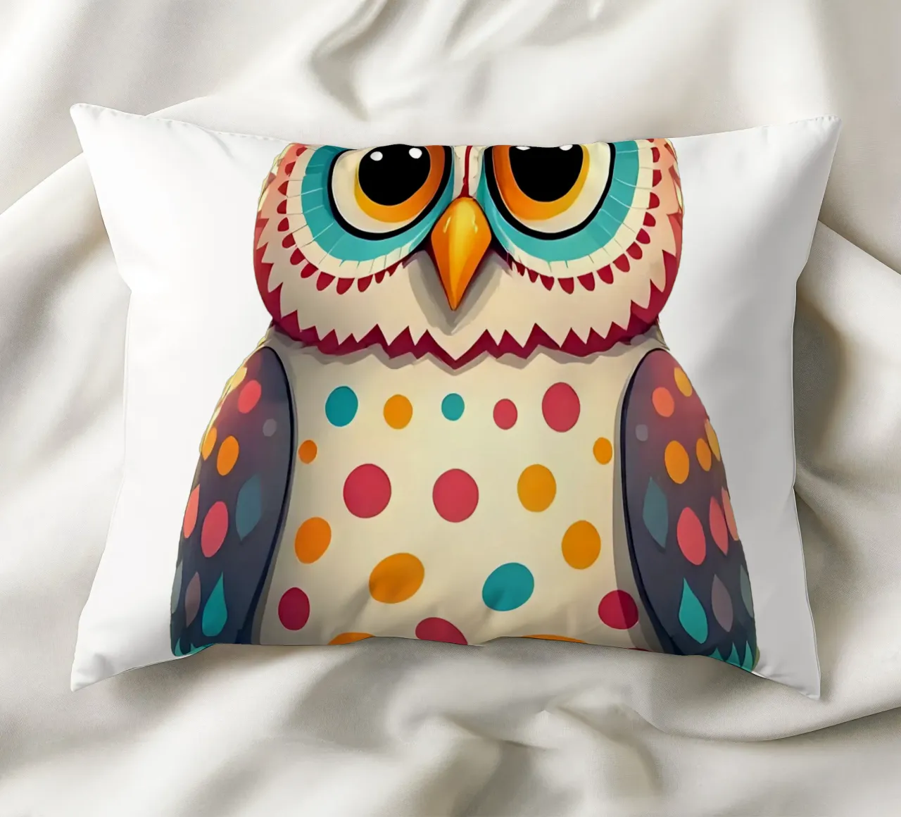 Gufo_3a cuscino da Tierisch bunt by LK