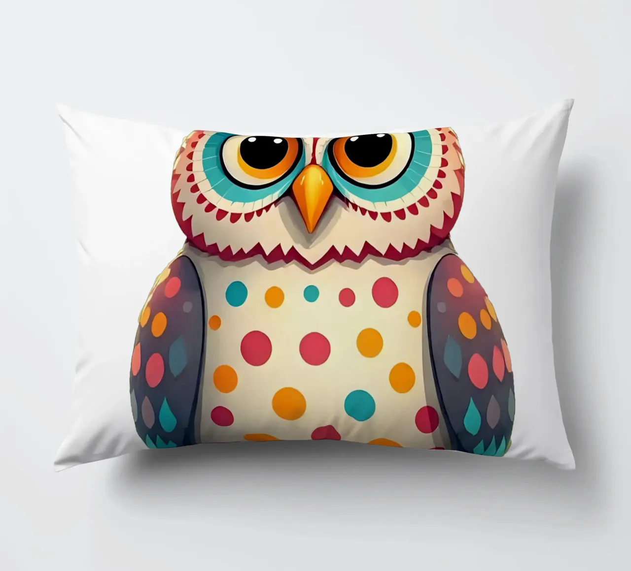 Gufo_3a cuscino da Tierisch bunt by LK