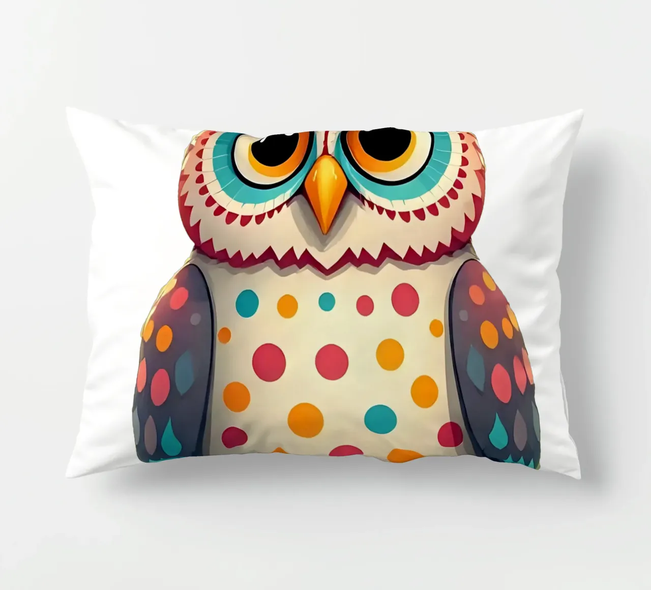 Gufo_3a cuscino da Tierisch bunt by LK