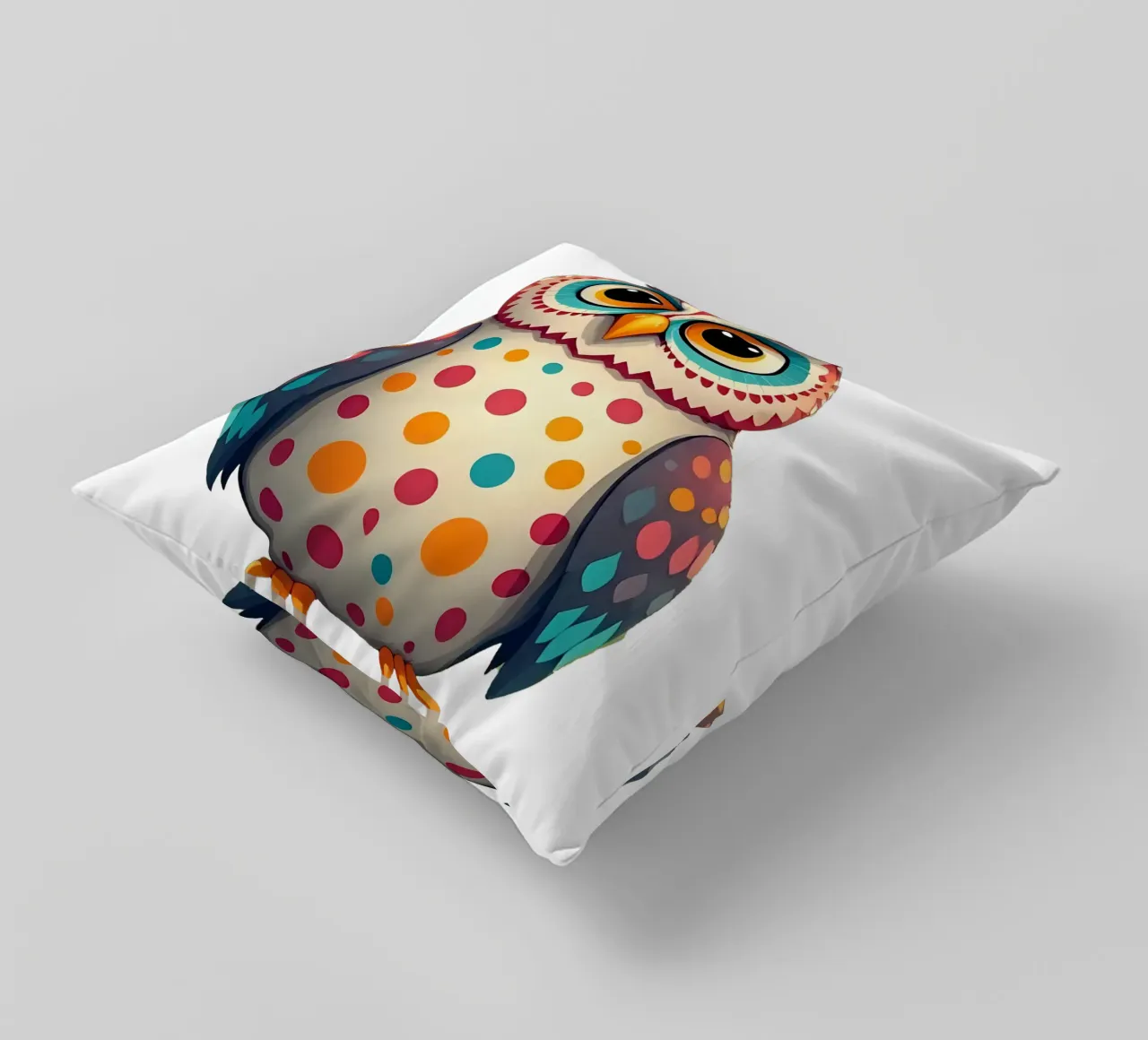 Gufo_3a cuscino da Tierisch bunt by LK