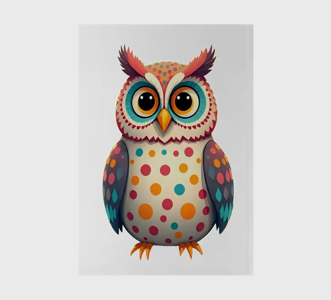 Owl_3a notebook by Tierisch bunt by LK