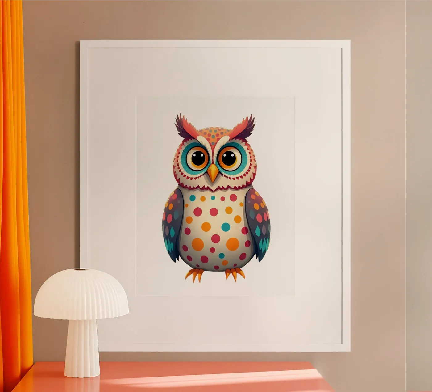 Owl_3a poster by Tierisch bunt by LK