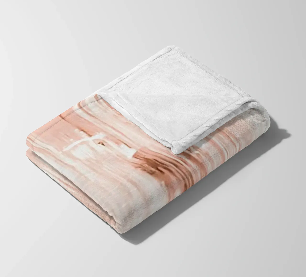 Abstract Pastel Blush coperta in pile da Babett Schultze