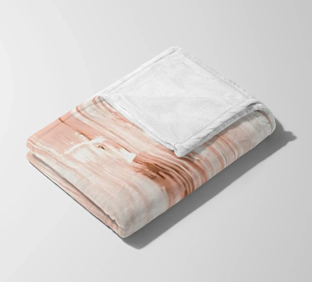 Abstract Pastel Blush coperta in pile da Babett Schultze
