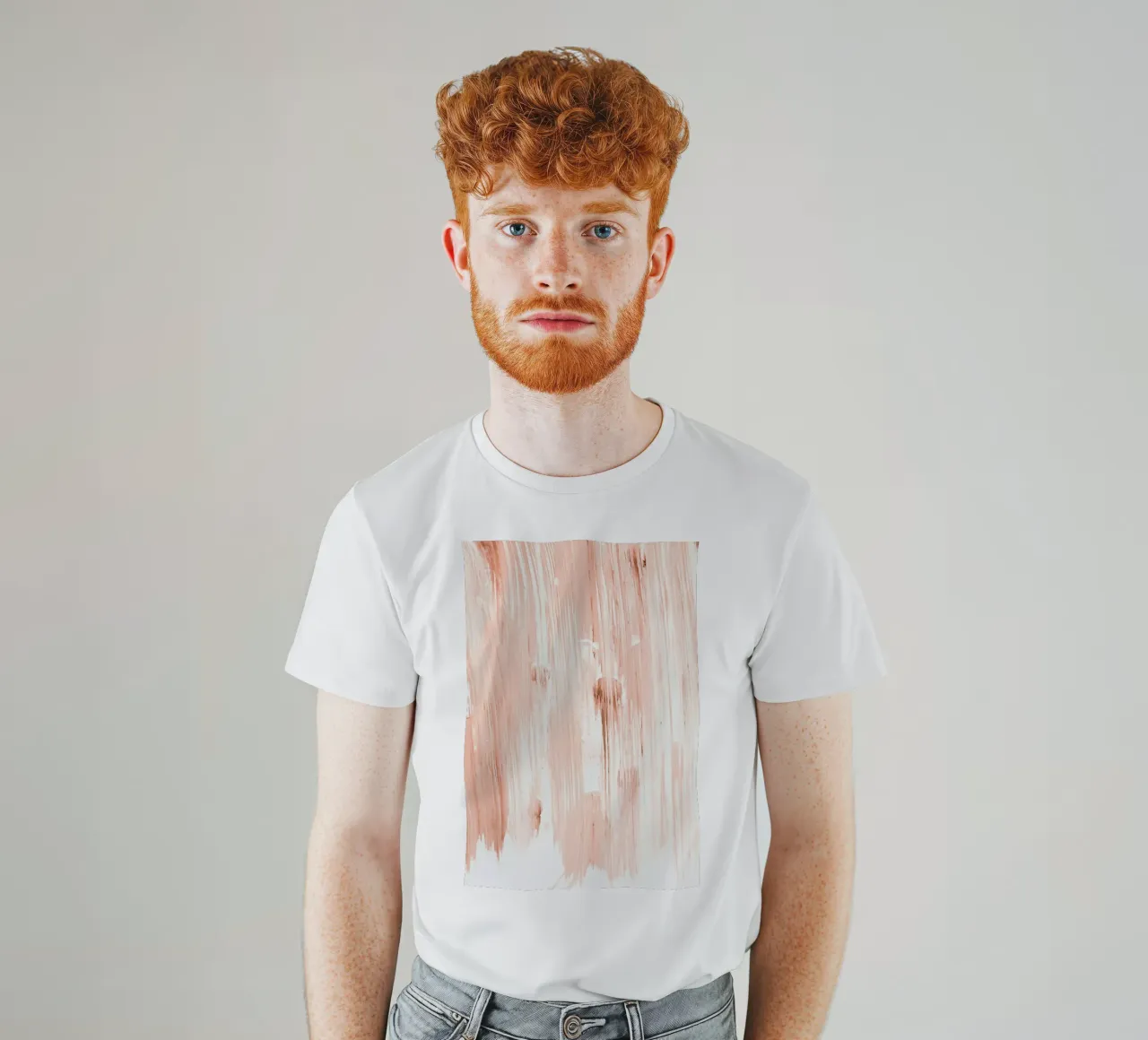 Abstract Pastel Blush t-shirt da Babett Schultze