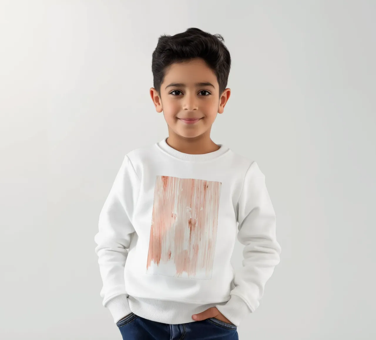 Abstract Pastel Blush felpa bambino da Babett Schultze