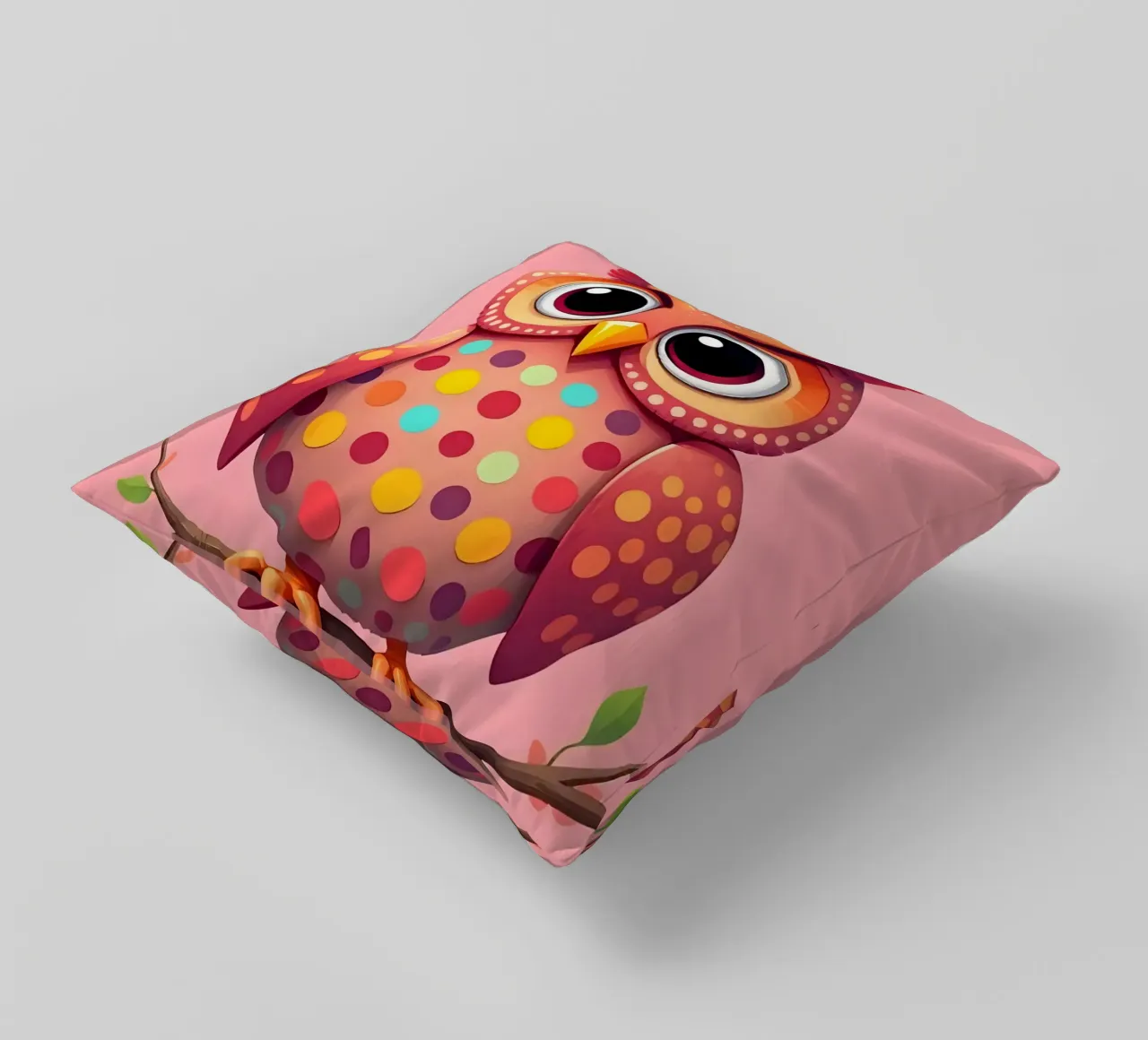 Gufo_4 cuscino da Tierisch bunt by LK