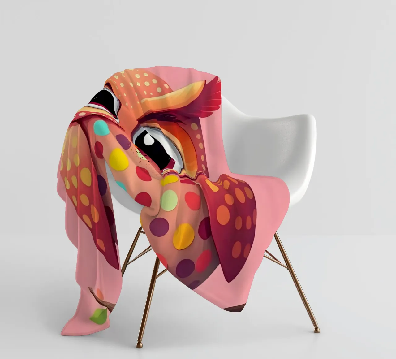 Eule_4 Fleecedecke von Tierisch bunt by LK