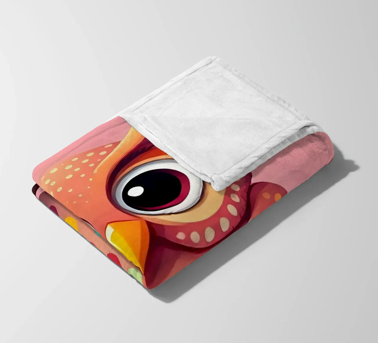 Eule_4 Fleecedecke von Tierisch bunt by LK