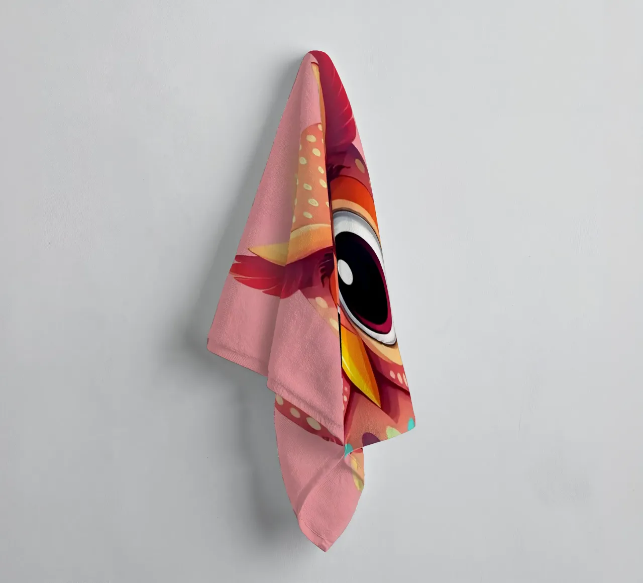 Gufo_4 asciugamano da bagno da Tierisch bunt by LK