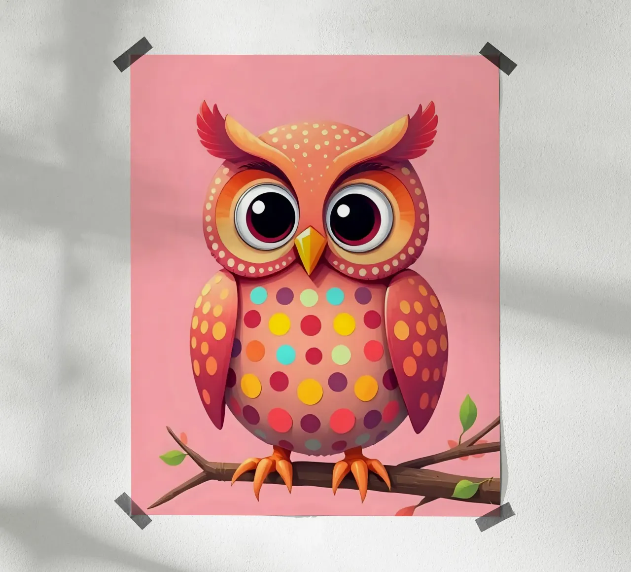 Uill_4 poster van Tierisch bunt by LK