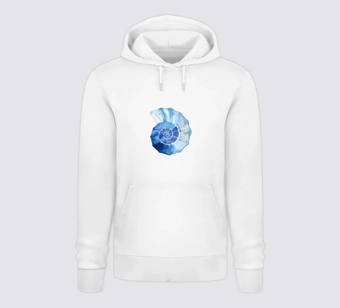 Soft nautilus shell pattern Hoodie von Carinaprint