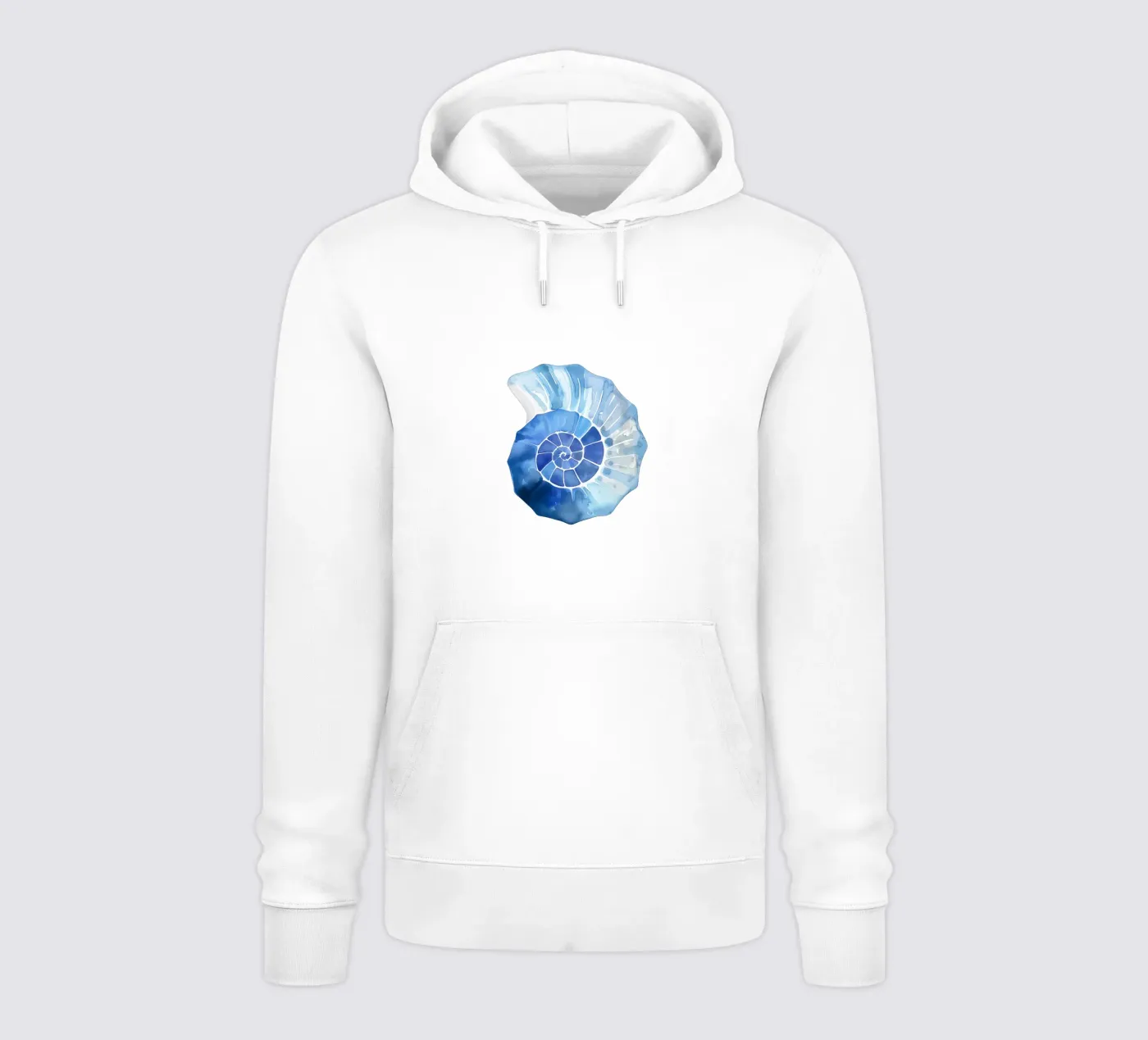 Soft nautilus shell pattern Hoodie von Carinaprint