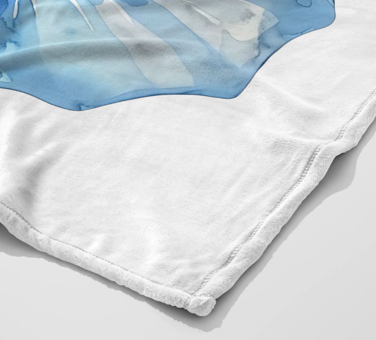 Soft nautilus shell pattern fleece blanket by Carinaprint