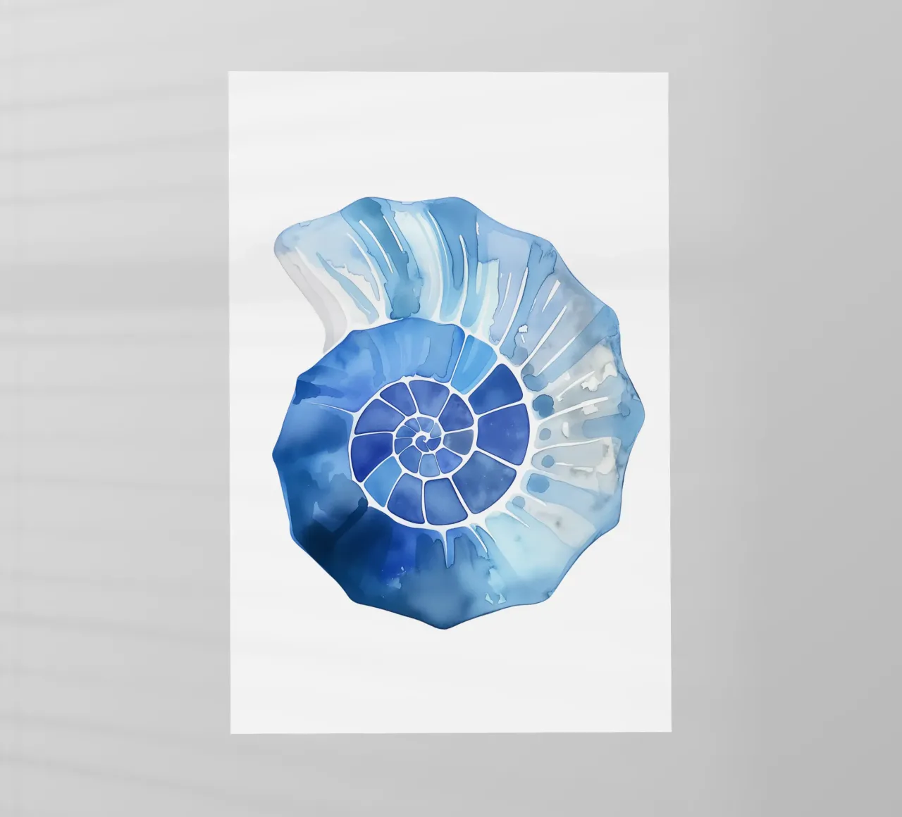 Soft nautilus shell pattern pellicola backlit da Carinaprint