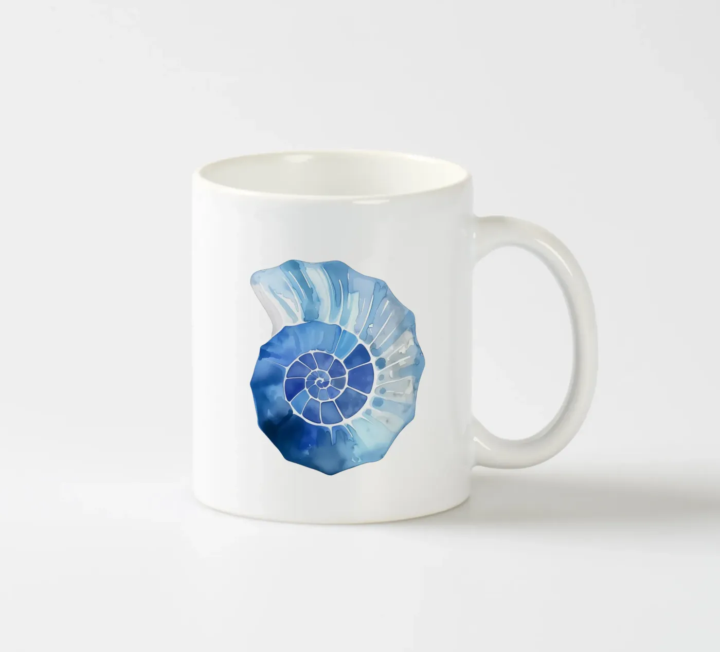 Soft nautilus shell pattern Keramik Tasse von Carinaprint